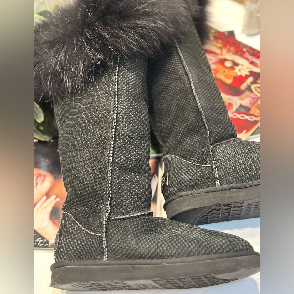 Australia Luxe Collection Foxy Python Leather She… - image 3